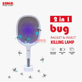 Sogo 2 In 1 Rechargeable Mosquito Killer Racket