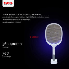 Sogo 2 In 1 Rechargeable Mosquito Killer Racket